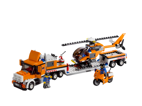 Camion trasporto elicotteri — set LEGO 7686