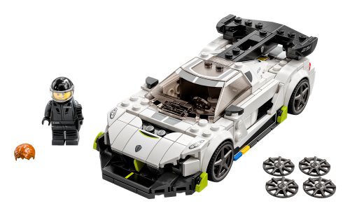 Bauanleitung Instructions Koenigsegg Jesko MOC Hypercar Auto aus Lego Basic PDF 