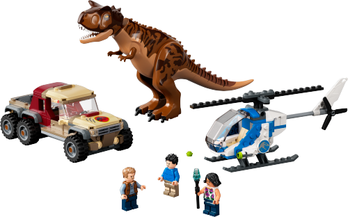 L’inseguimento del dinosauro Carnotaurus — set LEGO 76941