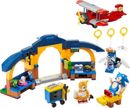 Laboratorio di Tails e Aereo Tornado — set LEGO 76991