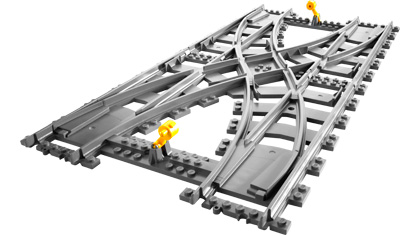 lego track crossing