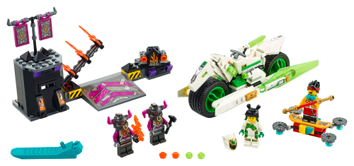 White Dragon Horse Bike — LEGO set 80006