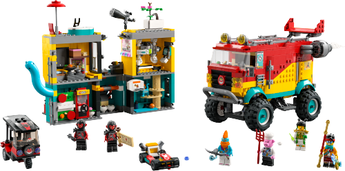 Furgone del team di Monkie Kid — set LEGO 80038