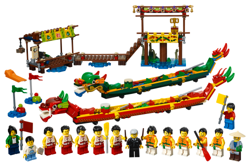 LEGO 80103 Carrera de Barcos Dragón