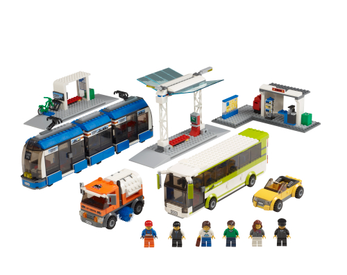 Terminal autobus e tram — set LEGO 8404