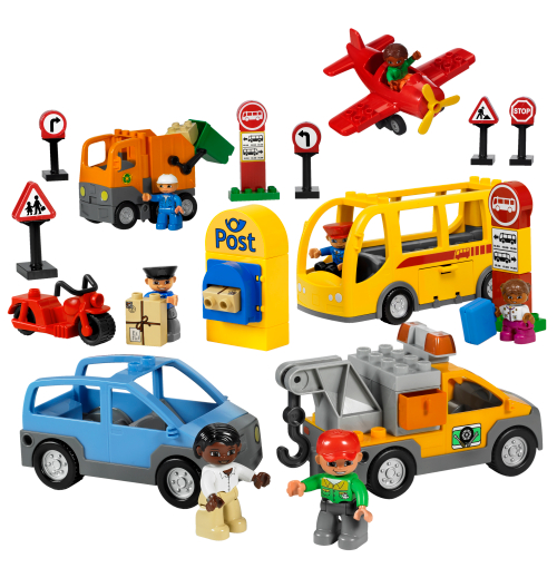 Caja de LEGO 9207 Set de vehículos de la comunidad