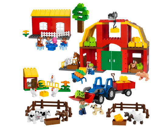Caja de LEGO 9217 Set de granja