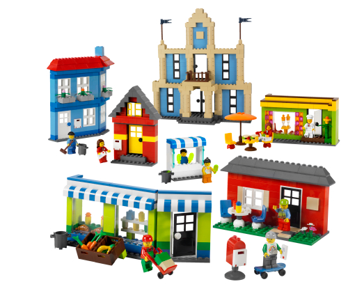 Caja de LEGO 9311 Set de edificios urbanos